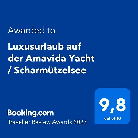Yacht Amavida - Jacht - Traumzeitboot - Exklusiver Festanlieger In Perfekter Lage Auf Dem Scharmuetzelsee