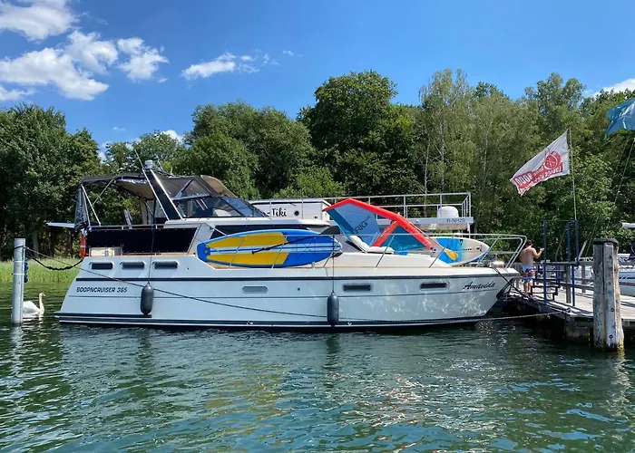 Bateau-hôtel Yacht Amavida - Jacht - Traumzeitboot - Exklusiver Festanlieger In Perfekter Lage Auf Dem Scharmuetzelsee *