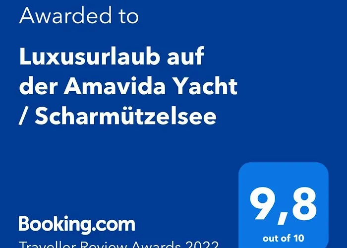 Yacht Amavida - Jacht - Traumzeitboot - Exklusiver Festanlieger In Perfekter Lage Auf Dem Scharmuetzelsee *